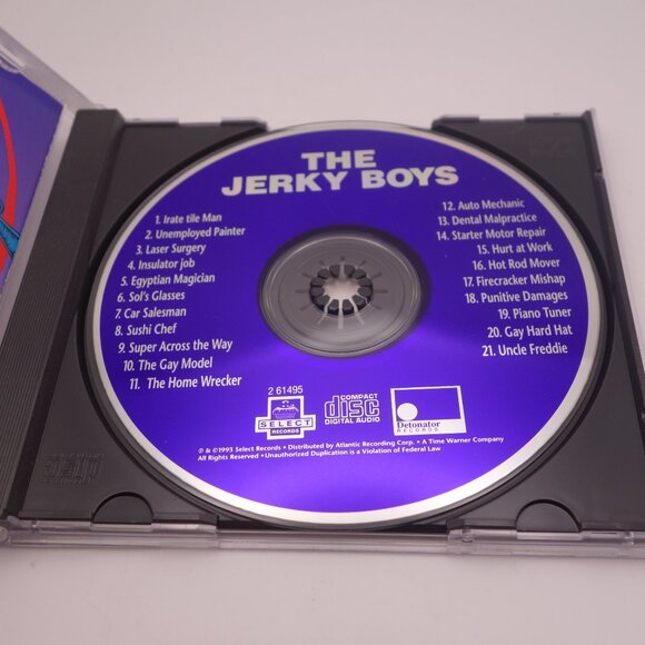 Vintage Select Records The Jerky Boys 261495 & The Jerky Boys 2 2-92411 CDs - Picture 5 of 16